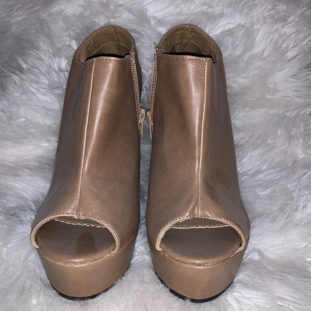 Beige Wedges